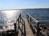 der Nahe gelegene Badesteg